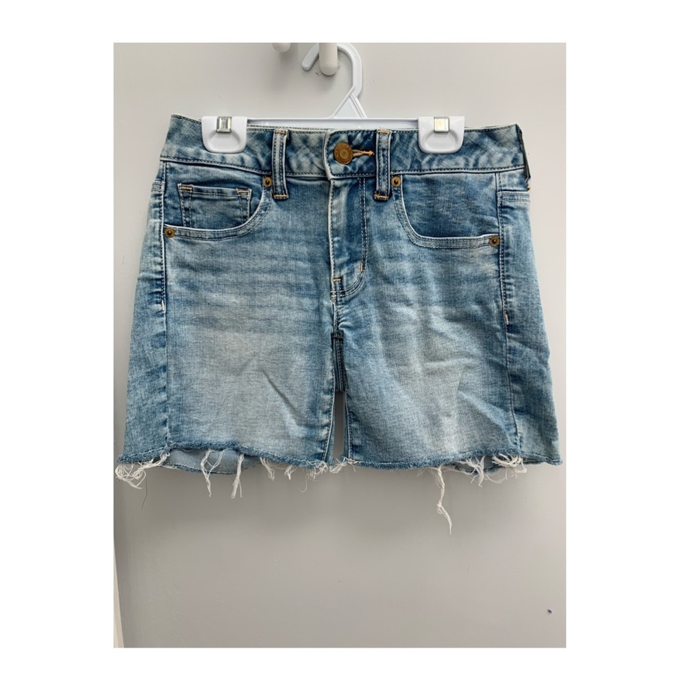 American Eagle Mid-Rise Jean Shorts